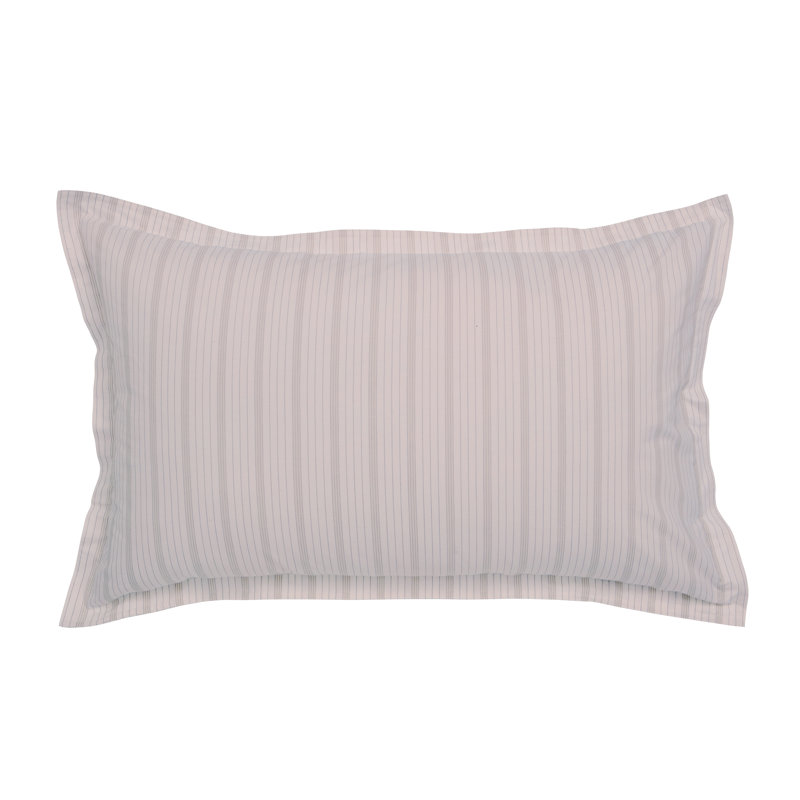 Juno Cotton Striped Duvet Cover Set with Pillowcases Included, Beige, Super King Duvet Cover + 2 Pillowcases