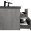 Meuble-lavabo flottant avec lavabo, meuble-lavabo mural avec quatre tiroirs