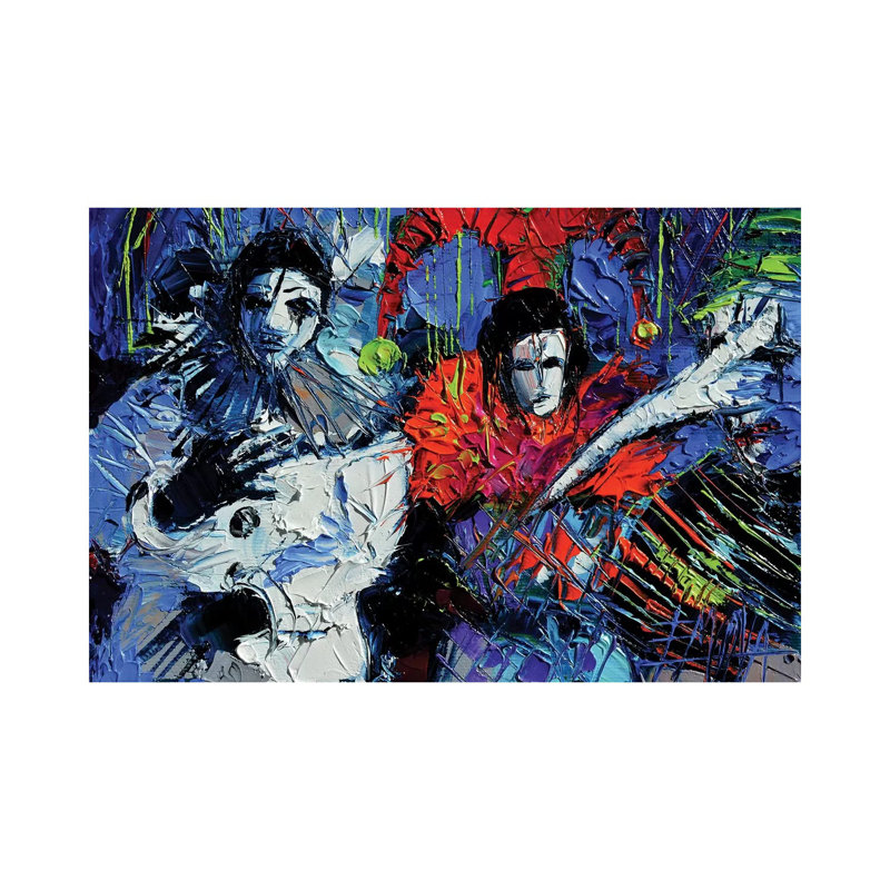 Beyond The Masks by Mona Edulesco - Wrapped Canvas Gallery-Wrapped Canvas Giclée, 20.32 cm H x 30.48 cm W