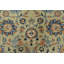 Tapis oriental fin en laine bleue tissée à la main 9 pi 9 po x 12 pi 5 po Fine