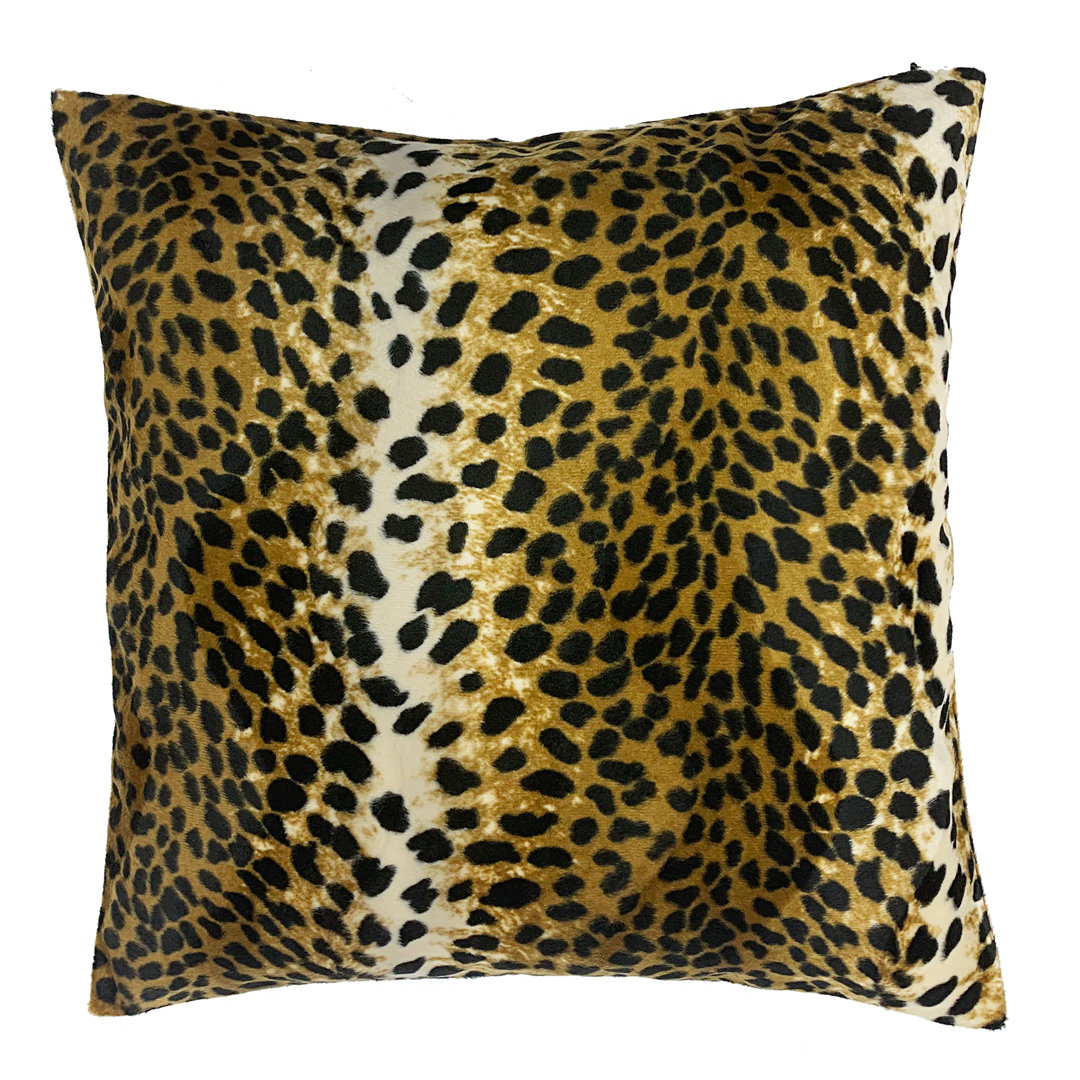 Square Faux Fur Pillow Cover & Insert The Pillow Collection 