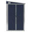Remise de jardin vidaXL (finition semblable au bois) Acier galvanisé, métal moyen-93374798-87784597