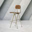 Tabouret 30 "en métal