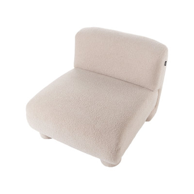 1-Seat Section Ceonna Off-White Boucle
