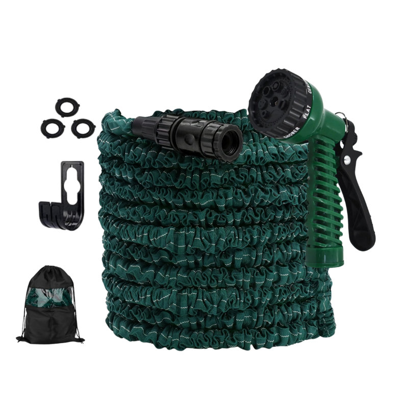 Tuyau d'eau extensible, 75", Vert