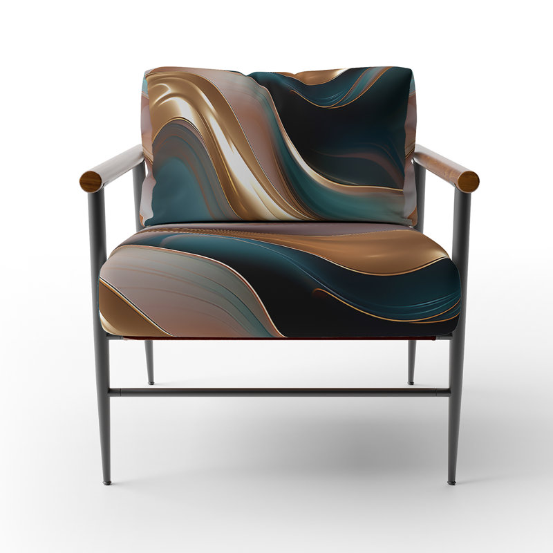 Fauteuil d'appoint Darende, Noir, noir, noir, noir
