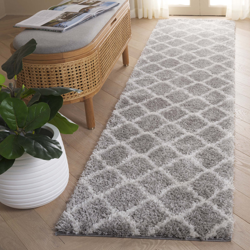 Tahoe Shag Performance Geometric Rug, Rectangle 9' x 12'