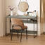 Table de bureau d'ordinateur moderne avec compartiment de rangement compact-562323191