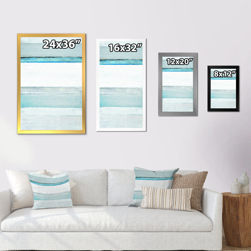 Art moderne gris et bleu II 2FDP47727, Noir, H 20 po x l 12 po x P 1 po