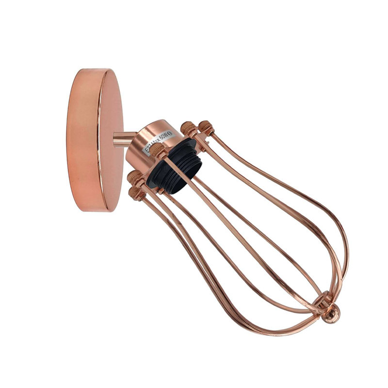 Bomar Armed Sconce, Yes, Rose Gold