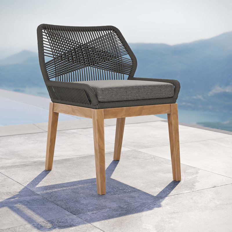 Chaise de patio Modway Wellspring, Graphite, gris
