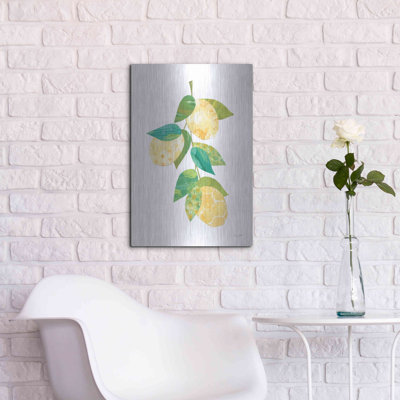 Art mural luxueux «Summer Lemons II» par Courtney Prahl