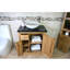 Tanglewood 750mm Single Bathroom Vanity with Vessel Stone Basin-33065386