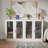 Glass Door Sideboard Buffet Storage Cabinets with Adjustable Shelves-1334910546-1340112817