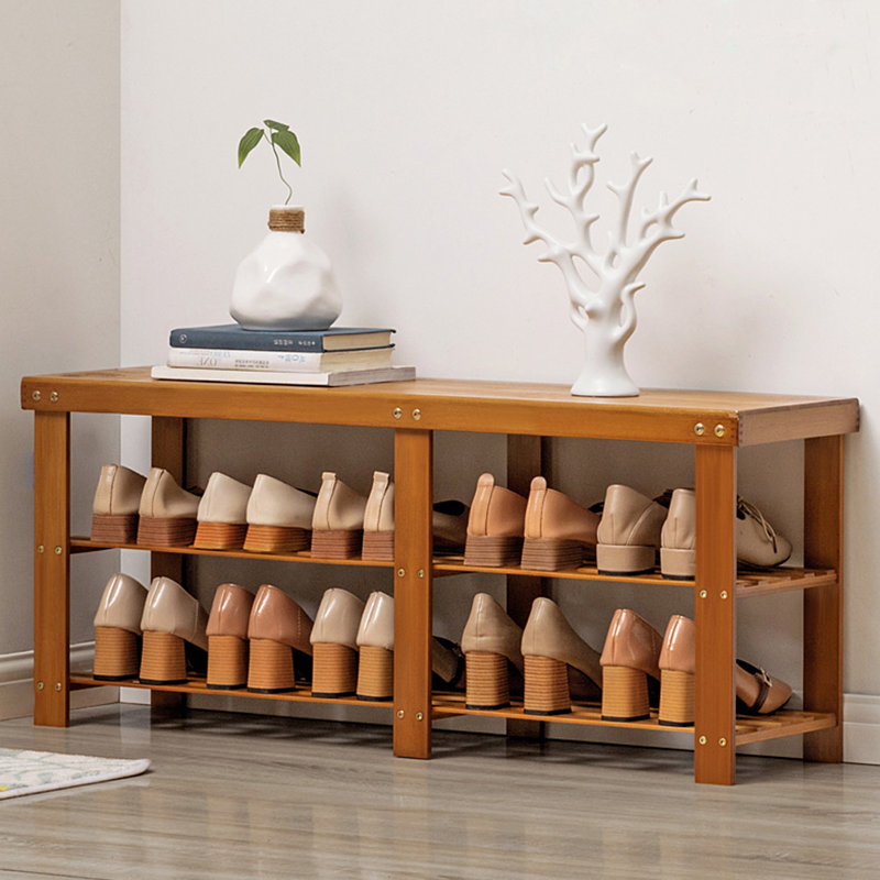 Askas Solid Wood Storage Bench