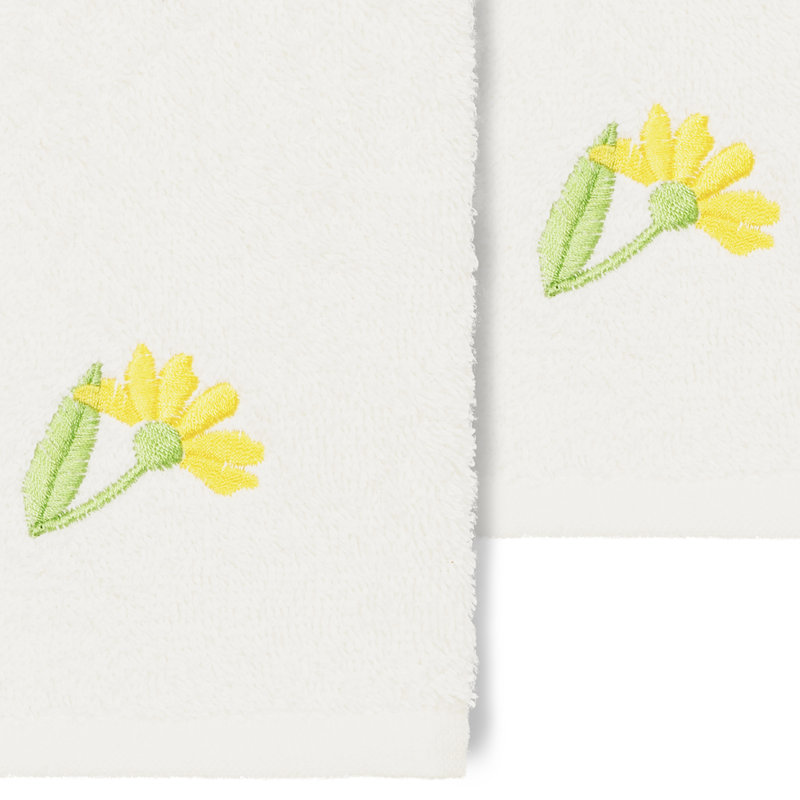 Essuie-mains 100% coton DAISY, Crème
