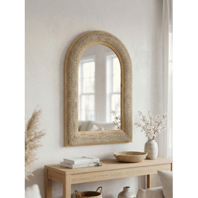 Miroir arqué tissé