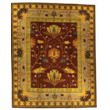 Big Donegal Wool Oriental Area Rug in Red/Yellow