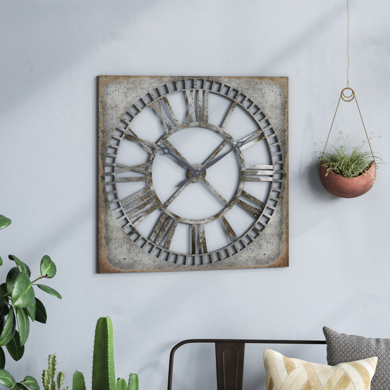 Horloge murale grise Herard