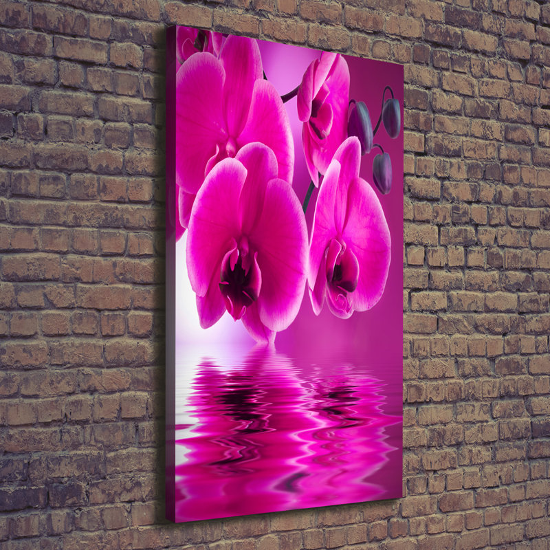 Pink Orchid - Wrapped Canvas Print