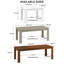 Melamine Dining Table with Chunky Legs for Kitchen Dining Room Furniture-507383904-507383911