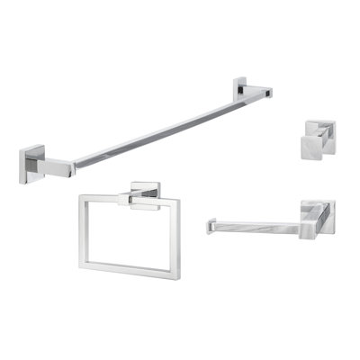 Vlora Series Bath Set, Single Post