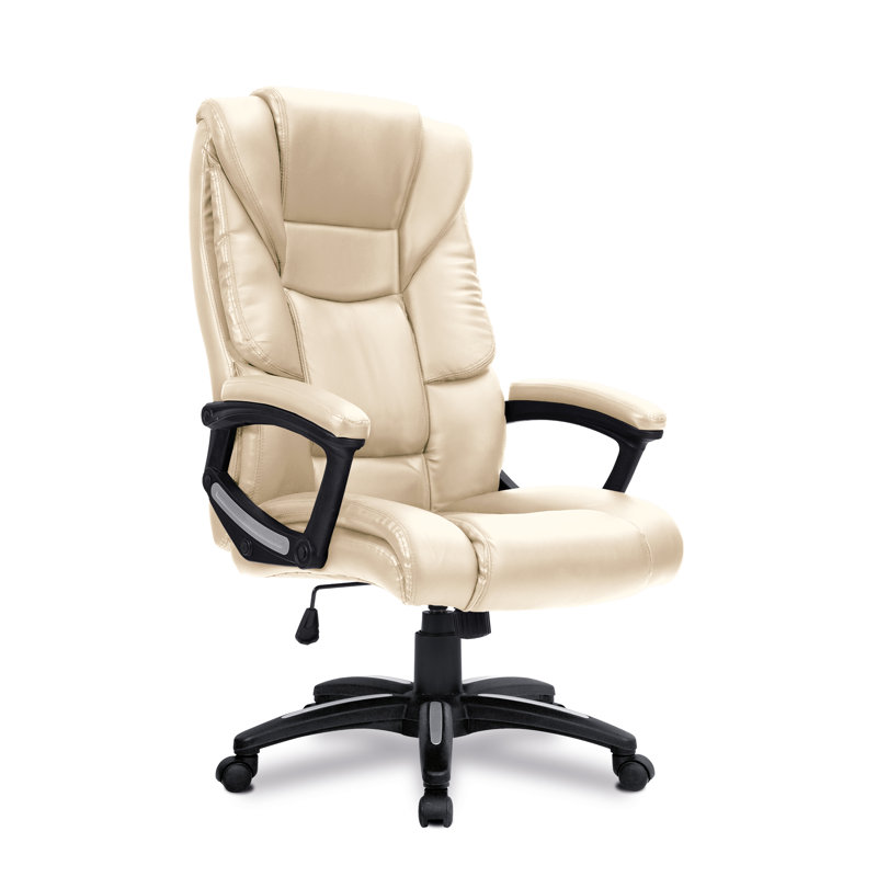 Symple Stuff Executive Chair, Cream