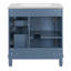 Meuble-lavabo moderne 30 "avec comptoir en céramique-2139020042