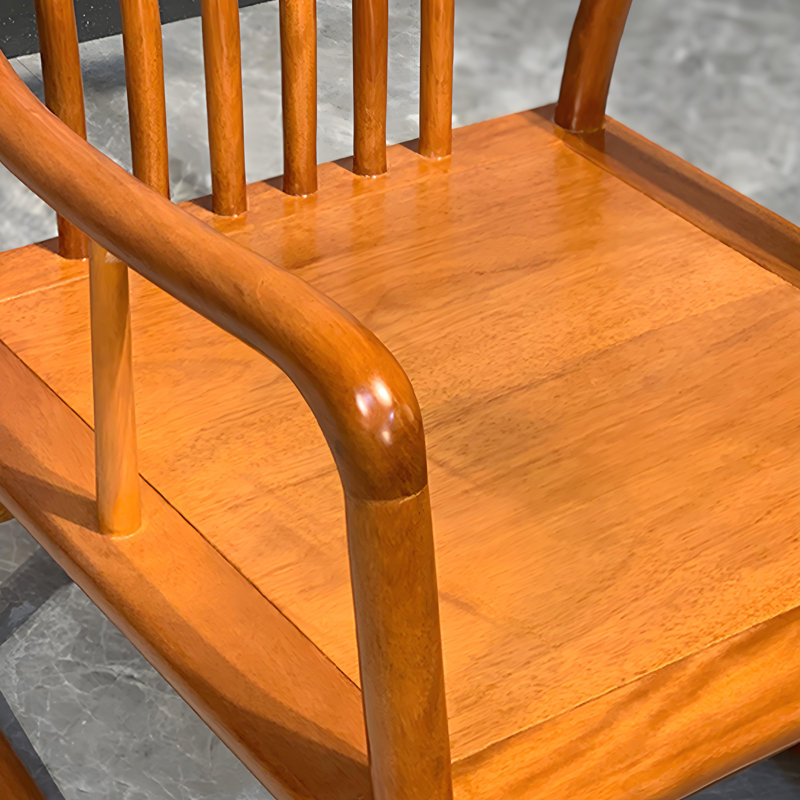 Solid Wood Simple Leisure Home Rocking Chair Solid Wood Rocking Chair