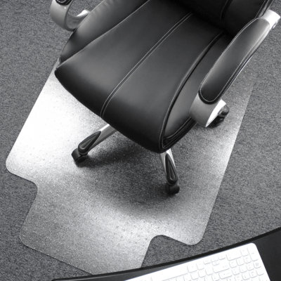 Ultimat Polycarbonate Lipped Chair Mat for Carpets up to 1/2" - 48" x 60"
