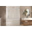 Frameless Shower Door 56-60 "W X 60" H, 1/4 "(6 Mm) Clear Tempered Glass, Explosion Proof Film, Stainless Steel Handle,Brushed Nickel-119866292