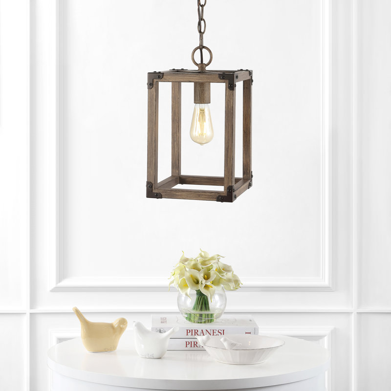 Luminaire suspendu rectangulaire à 1 lumière Tollett