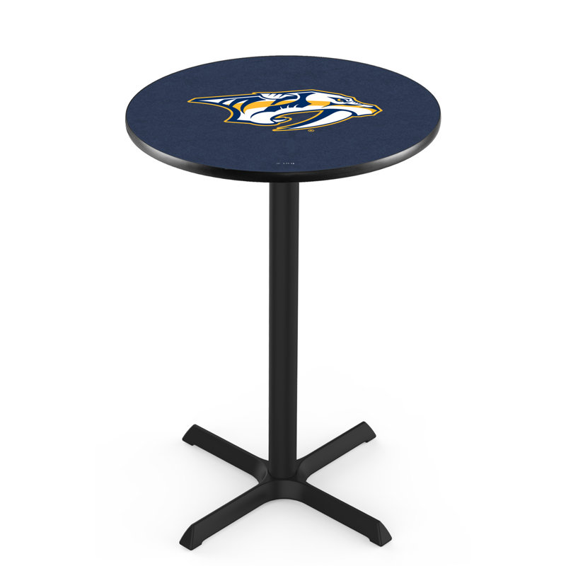 NHL Pub Table, Nashville Predators, 36" H x 30" L x 30" W