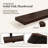 CONSDAN Floating Shelves, USA-Grown Solid Oak Hardwood Wall-Mounted Shelf for Bedroom/Bathroom/Living Room/Kitchen, Wall Shelves Over Toilet-97831589-139009066-98303264