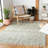 Akiesha Fringe Shag Performance Southwestern Rug-1390079297