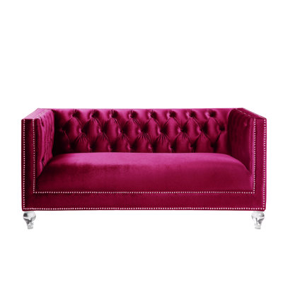 Gooden Square Arm Loveseat with Pillows