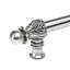 Acanthus 22 inches c.c. with 1/2 round smooth bar long pull Romanesque style in Oil Rub Bronze-193783184-193783185