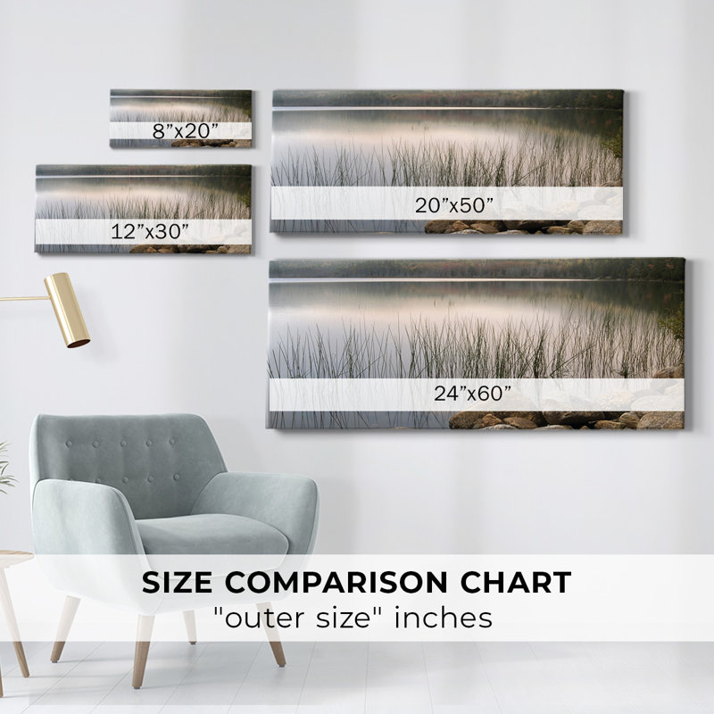 Wanderlust sur impression sur toile, H 8 po x l 20 po x P 1,5 po