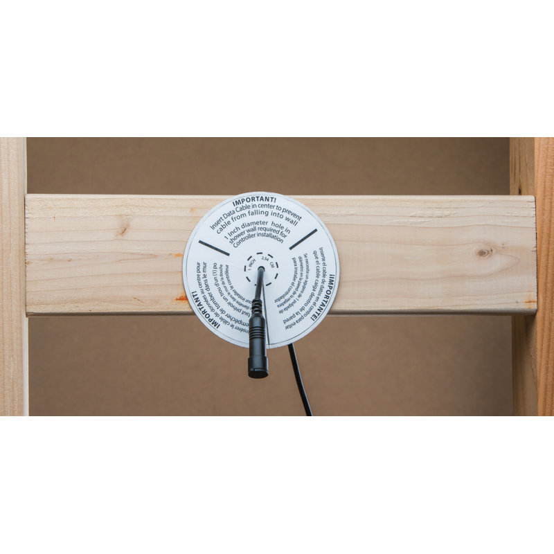 Smart Shower 2-Outlet Digital Thermostatic Shower Valve with 1/2" Connections
