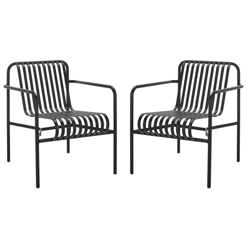 Fauteuil Derell, Noir, noir, noir, noir