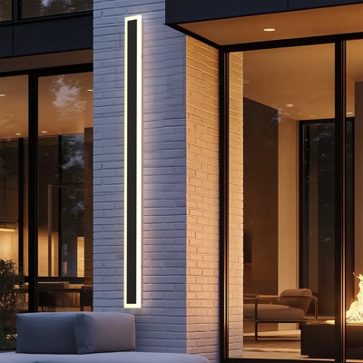 2 Pack IP67 Linear LED Outdoor Wall Light Bar Sconces