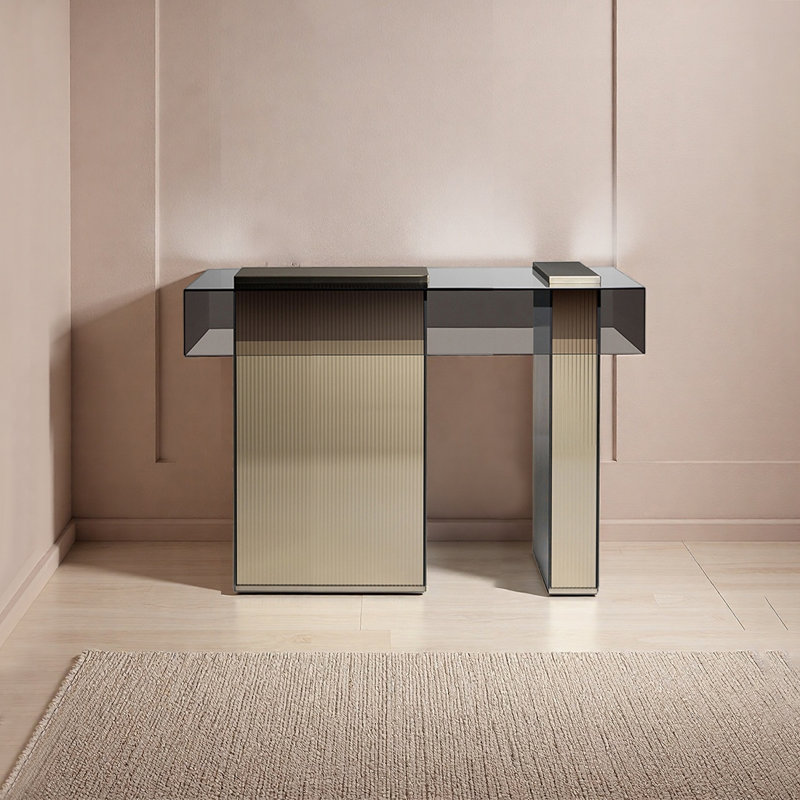 Console créative de style italien, H 33,46 po x l 31,5 po x P 11,81 po