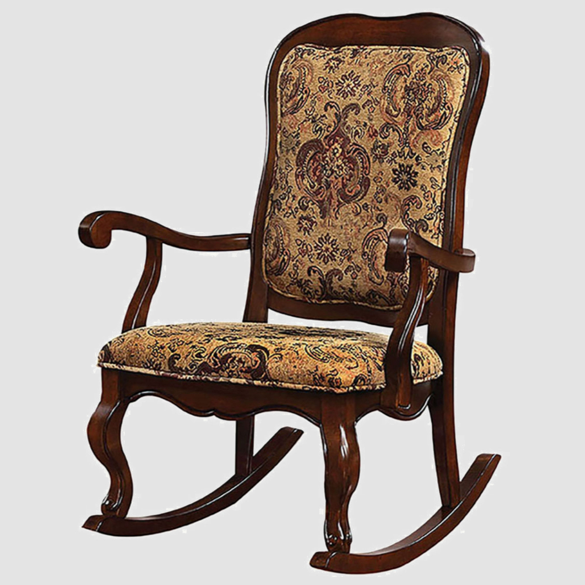 Canora Grey Cherry Rocking Chair With Cabriole Leg - Wayfair Canada