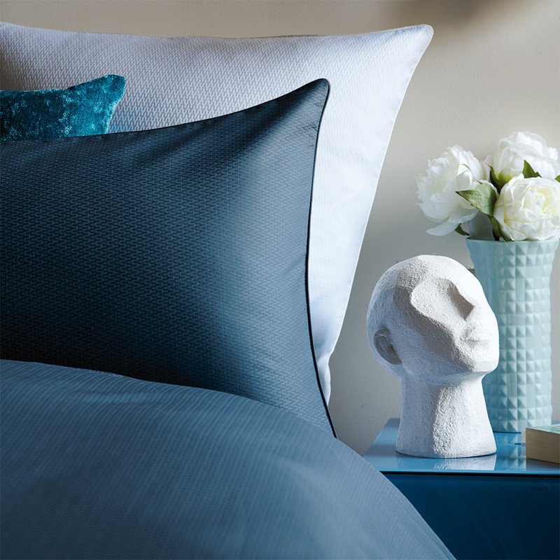 Jaehne Duvet Cover, Blue, 200 x 200 cm