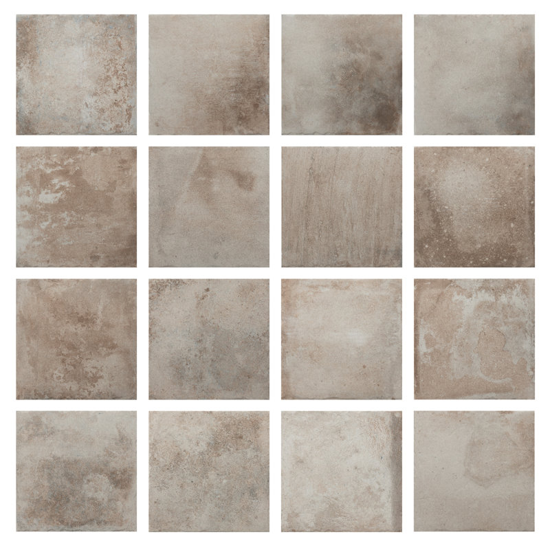 Americana Boston 8-3/4 In. X 8-3/4 In. Porcelain Rustic Wall & Floor Tile