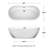 Soho 68'' x 30.5'' Soaking Acrylic Bathtub-50901446