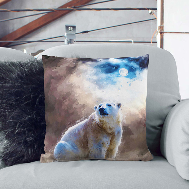 Square Throw Cushion, 55cm H x 55cm W x 20cm D