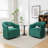 Fumiyo Velvet Swivel Barrel Chair-2000563752