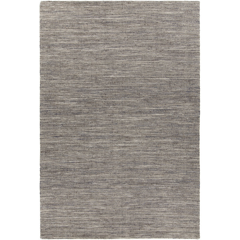 Tapis brun laxford fait main, Rectangle 5 pi x 7 pi 6 po