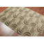 Tapis beige en laine noué à la main de conception unique 6 pi 3 po x 8 pi 10 po